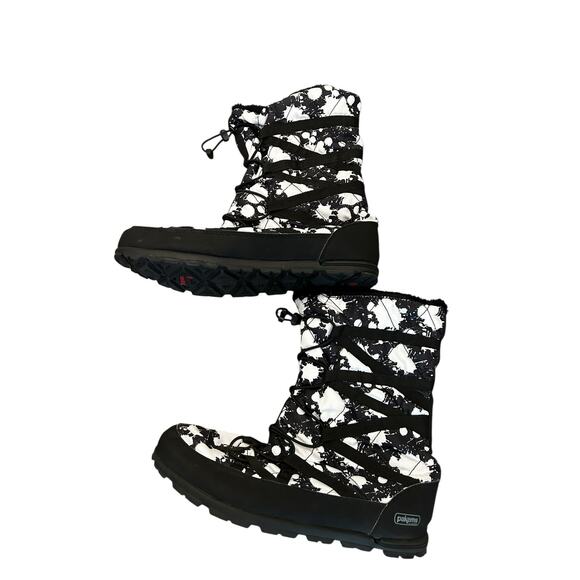 Pakems Women’s Lightweight Packable Ski Winter Boots Mid Calf- Cortina Paint - Picture 2 of 7